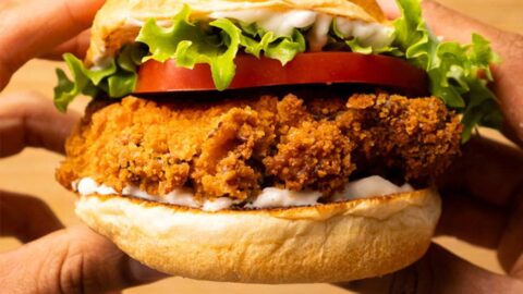 Veganes KFC Chicken aus Pilzen
